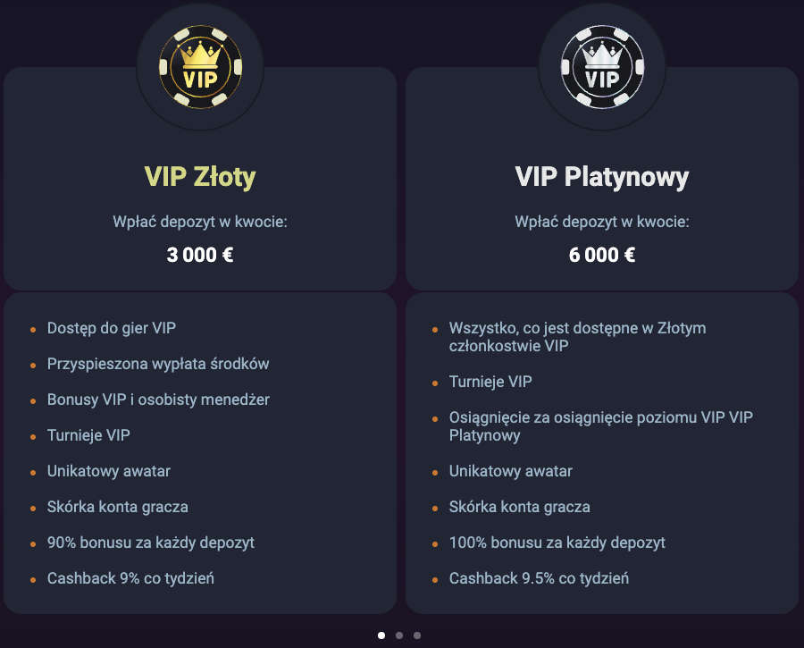 Program VIP – vox casino poland